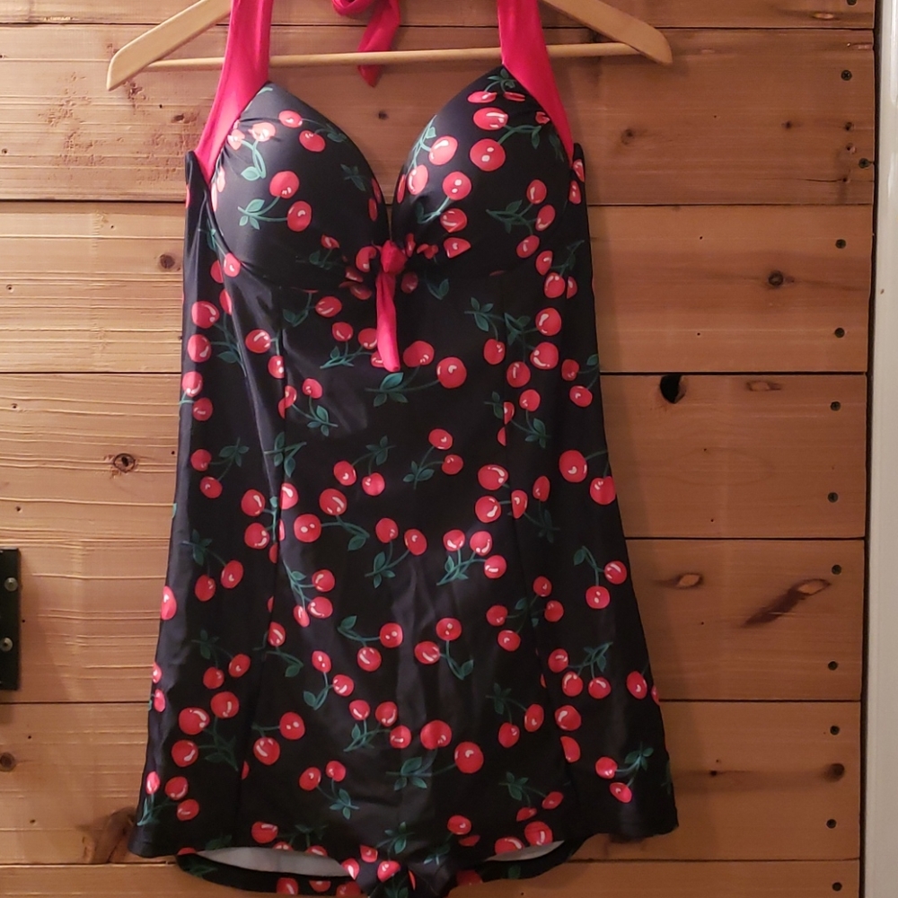 Halter bathing suit